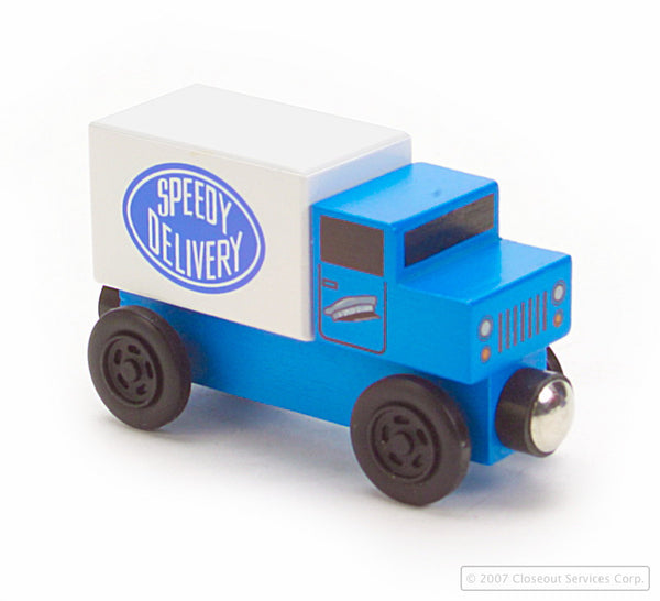 Wooden Toy Mr. Rogers Collectible Speedy Delivery Truck. Liquidation Lot Of 16500 Units.