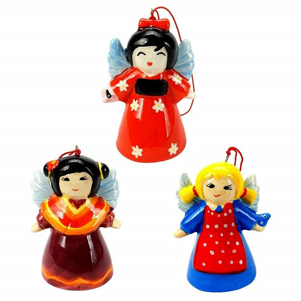 Joy Angel Bell Ornaments