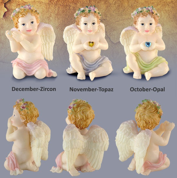 Birthstone Angel Figurine