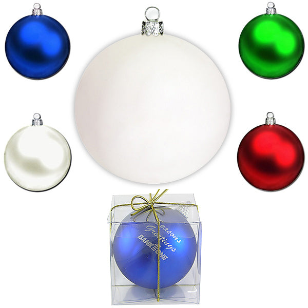 Round Holiday Ornaments