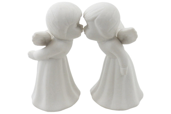 Kissing Angels Figurines Set of 2