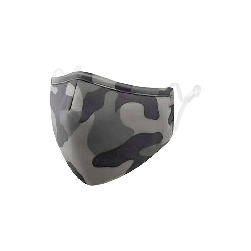 Camouflage Cloth Face Mask, Adjustable Ear Bands, Clik Clak.