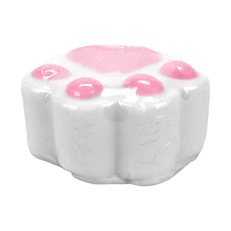 Paw Print Bath Soap For Kids, 3 Oz, White w/Pink Pads, Kingsley For Kids
