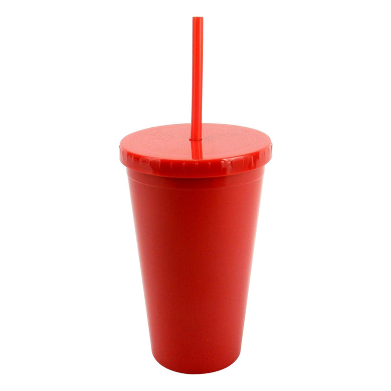 16 Oz Acrylic Tumblers With Lids And Straws