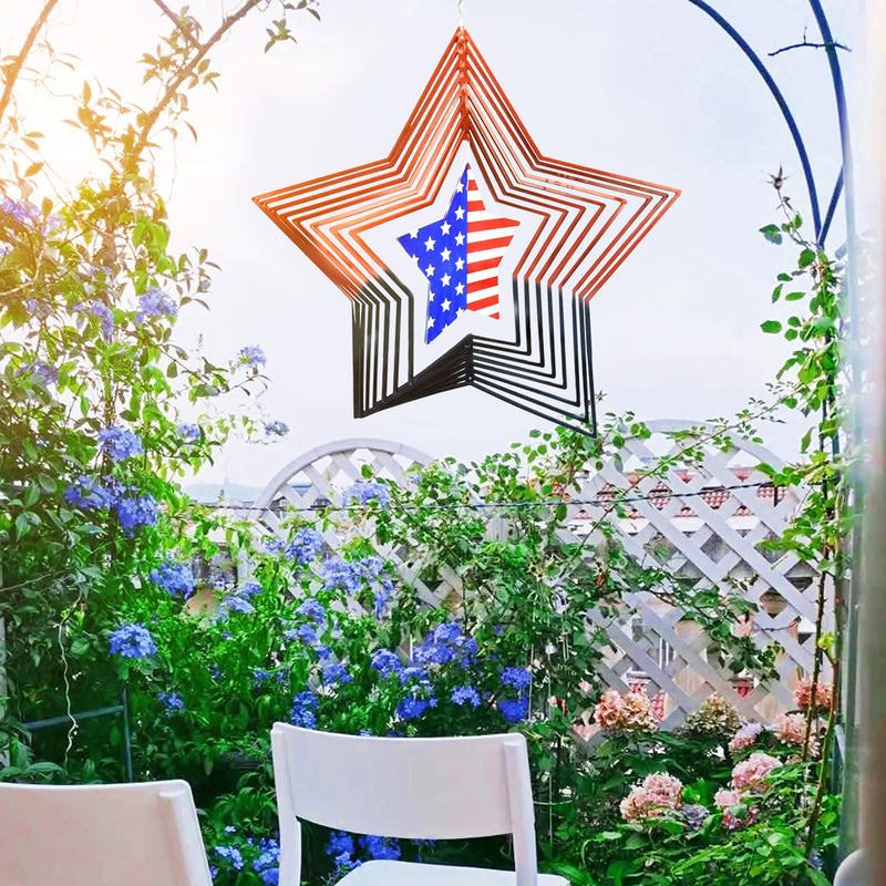 Hanging Star 3D Wind Spinner