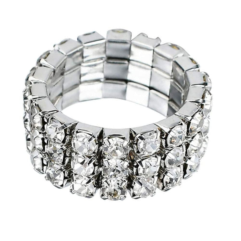Round Stretch Ring (Silver)