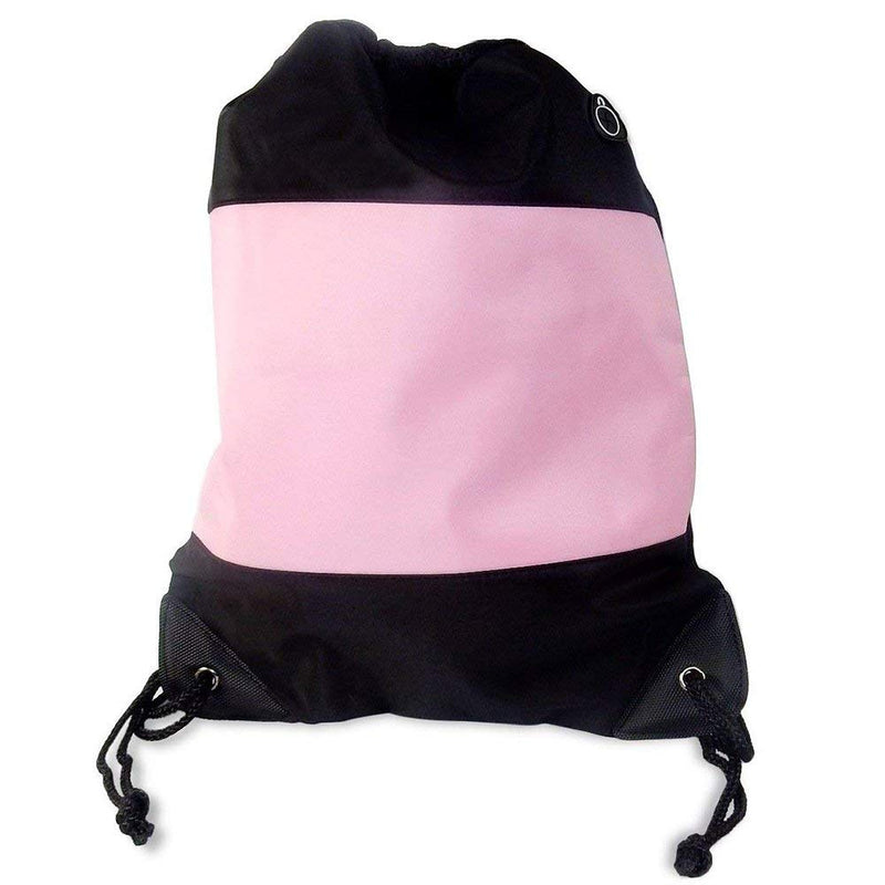Pink Cinch Sack Backpack