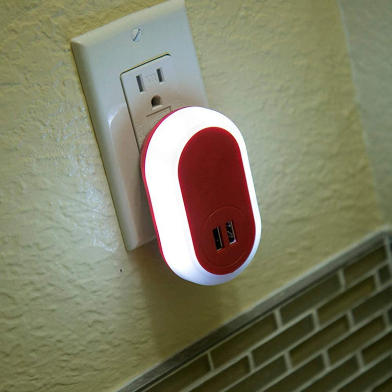 LED Night Light USB Wall Charger