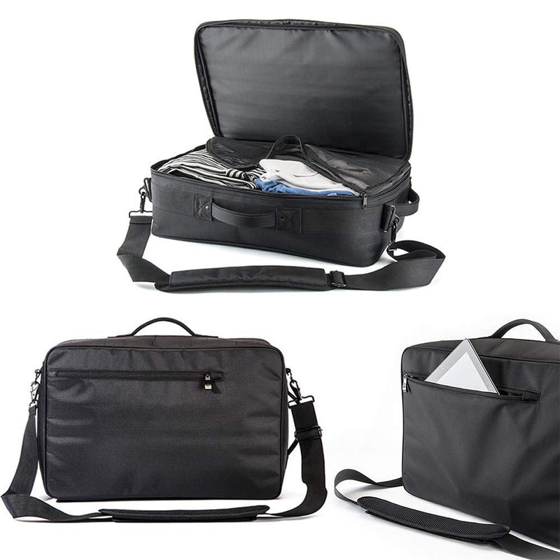 Travel Bag, Heavy Duty Polyester, Airline Carry-on, 2-Compartment