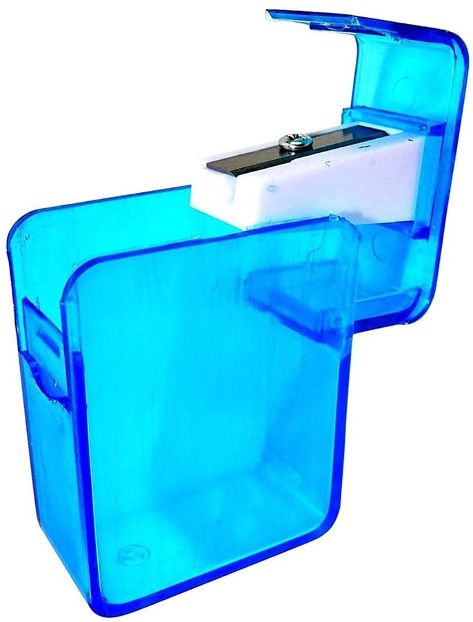 Plastic Transparent Pencil Sharpener Pocket Size