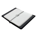 Black Leather Business Card Holder Book