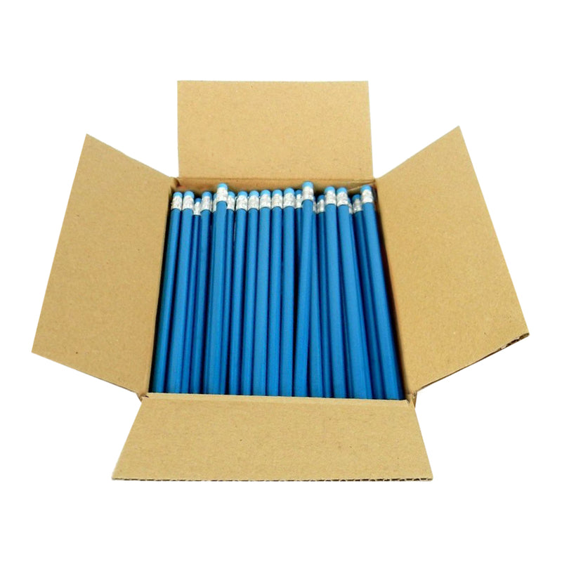250 Triangle Pencils With Eraser Bulk Pack
