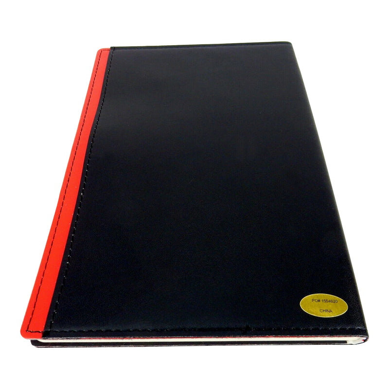 80 Page Hardcover Notebook with Slide Pocket