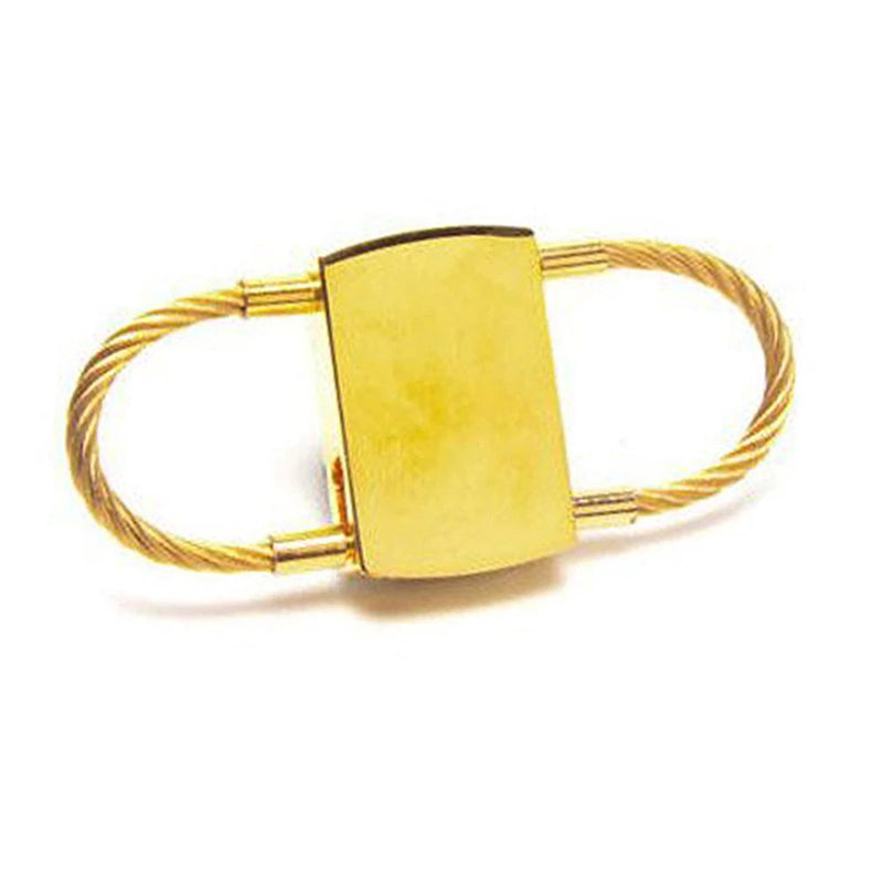 Gold Plated Brass Keychains