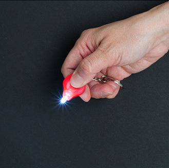 Mini Beacon Flashlight with Keychain