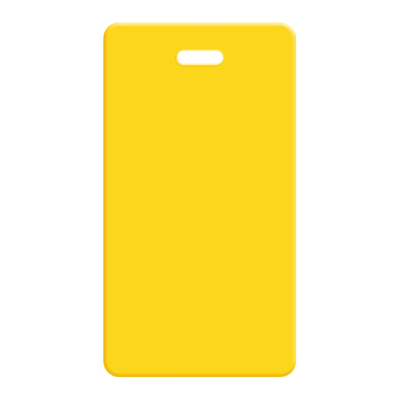 Bright Yellow Luggage Tag