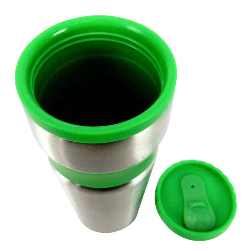 Easy Grip Stainless Steel Coffee Travel Mug - 16oz Beverage Mug
