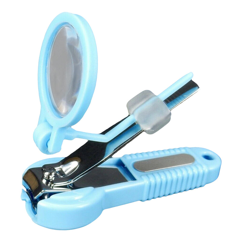 Nail Clipper Magnifying Glass Catch Tray