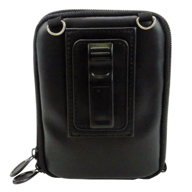 Protective Travel Carrying Case for Digital Camera & Small Devices, w/Belt Clip, Cross-Body Strap,