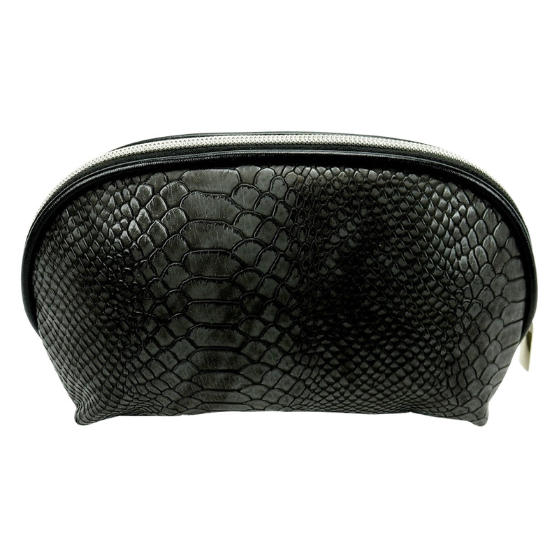Faux Leather Cosmetic Bag