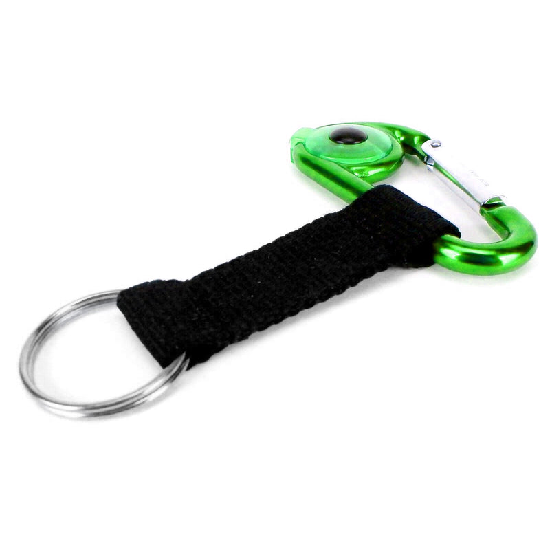 Carabiner Key Tag with LED Keychain
