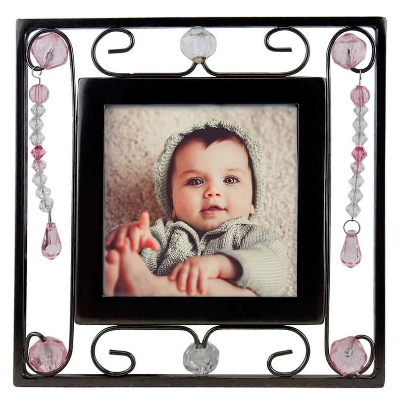 Baby Picture Frame, 3x3 Photo Window