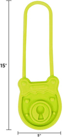 Antique Padlock Shape Silicone Luggage Tag