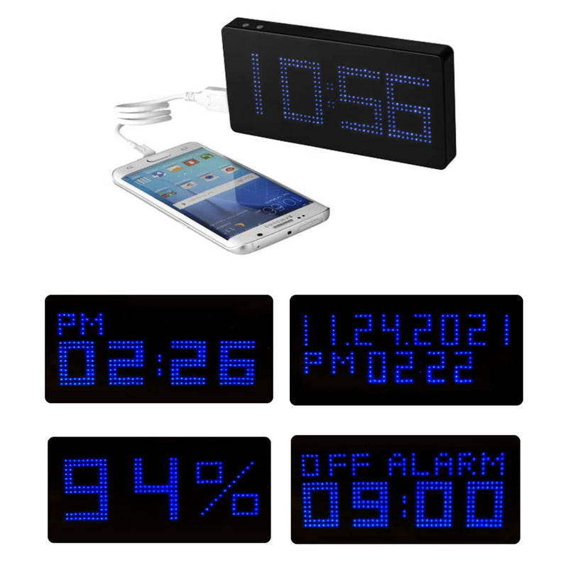 Kronos Power Bank And Alarm Clock