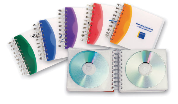 12 Page Disk Holder With Hard Translucent Cover