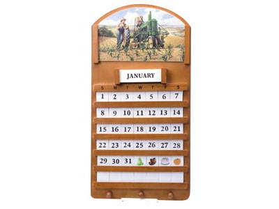 John Deere Perpetual Calendar. Liquidation Lot Of 900 Units.