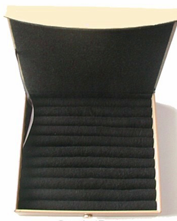 Anti Tarnish Ring Case- Tan. Liquidation Lot Of 1400.