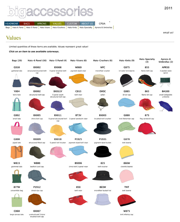 Bags And Hats