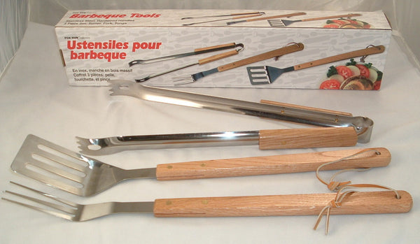 Barbeque Tool Set By Fox Run Craftsmen, 3 Pc Set.