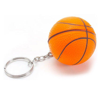 Basketball Keychain Stress Reliever. Liquidation Lot Of 9000 Units.