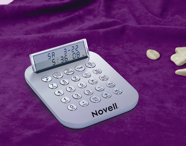 Calculator with Alarm Clock (Metal)