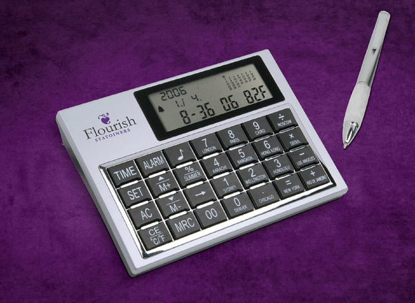 Calculator, World Time Clock, And Calendar