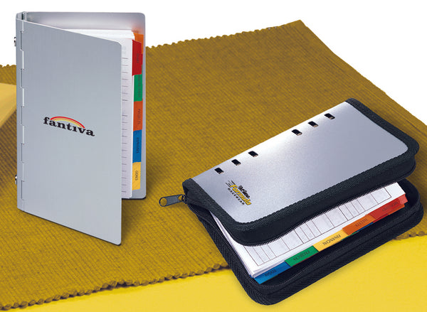 Compact 6 Ring Organizer With Weekly And Monthly Planners, Address Book