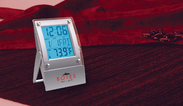 El Backlight Lcd Alarm Clock With Calendar And Temperature