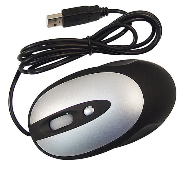 Full-Size 4-key Programmable Optical Mouse