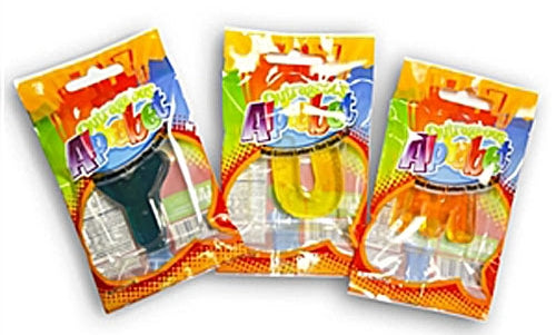 Gummy Candy Alphabet Letters