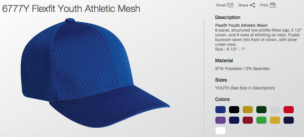 Hats Youth Sizes