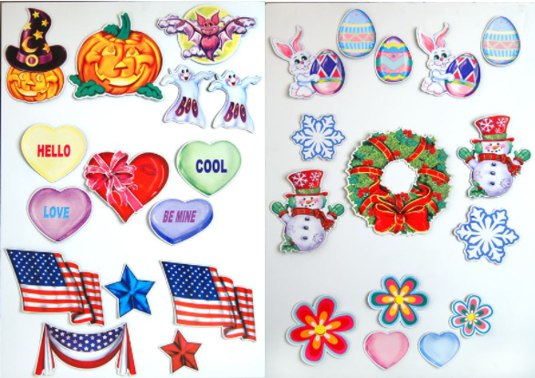 Holiday Magnets Set/30. Liquidation Lot Of 1600 Sets.