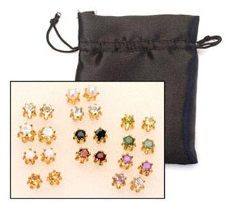 Liquidation Lot. $1.00 Each. Birthstone Earings. Buy All 756 Sets.
