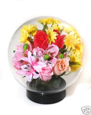 Liquidation Lot. $3 Each. Flower Water Globe. Buy All 1800.