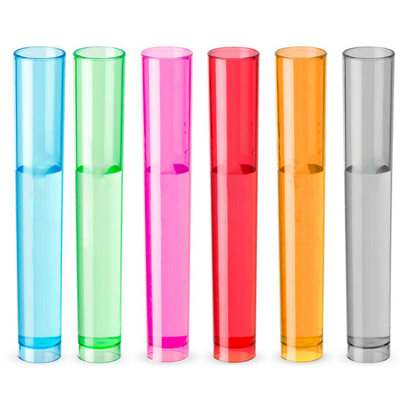 Party Essentials Transparent 2oz Tube Shots Glasses
