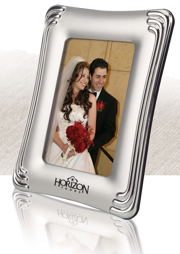 Metal Photo Frame 5 X 7 Matte Chrome Finish