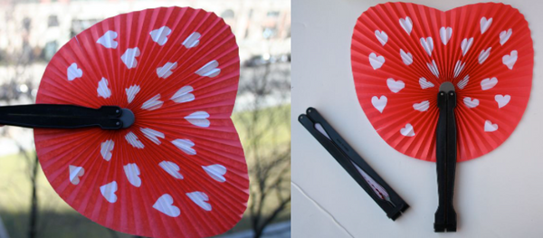 Mini Paper And Plastic Fans. Liquidation Lot Of 7200 Units.