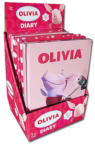 Olivia the Pig Diary Journal Notebooks with Lock