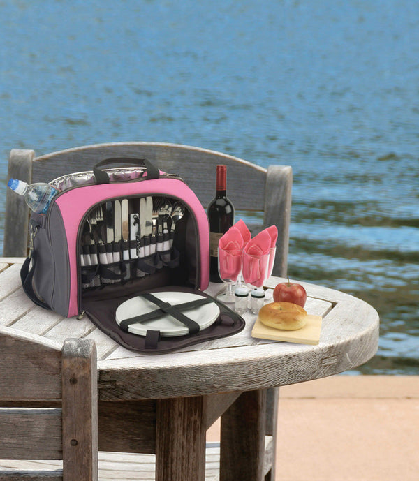 Picnic Travel Bag Service For Two
