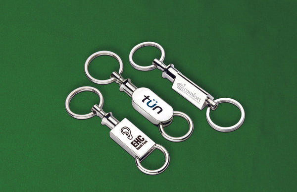 Pill Shaped Detachable Valet Key Holder